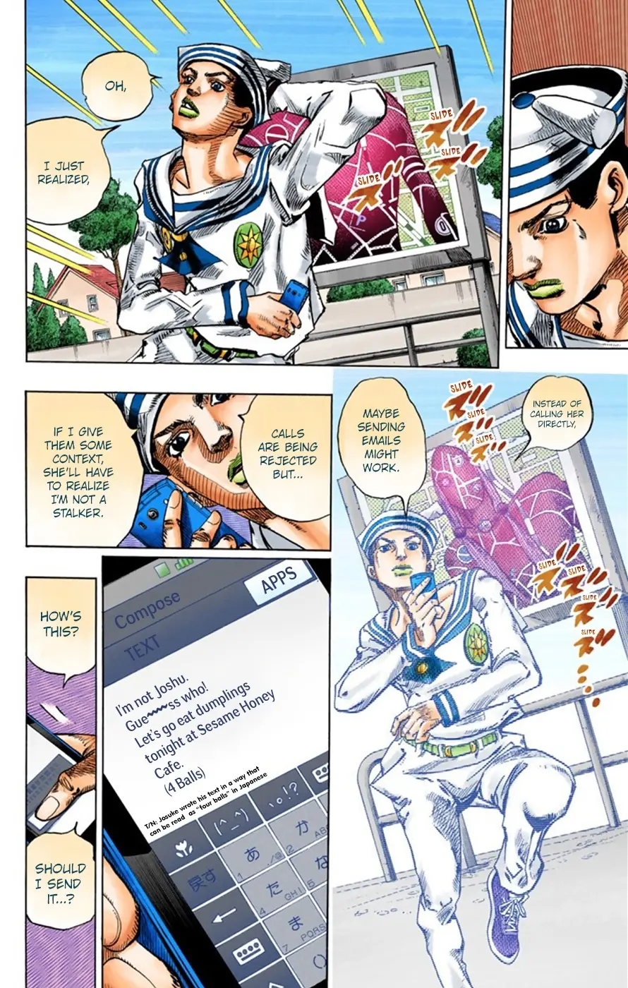 JoJo's Bizarre Adventure, Part 8: JoJolion Colored Manga — Chapter 23 — Page 31