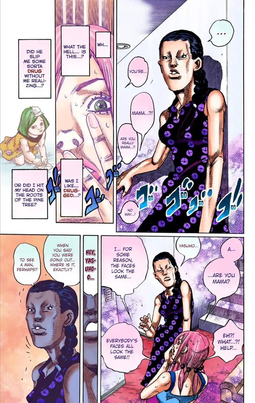 JoJo's Bizarre Adventure, Part 8: JoJolion Colored Manga β Chapter 24 β Page 34