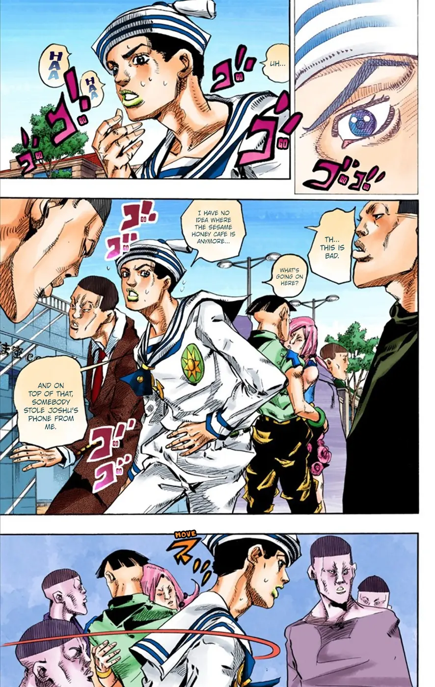 JoJo's Bizarre Adventure, Part 8: JoJolion Colored Manga β Chapter 25 β Page 23