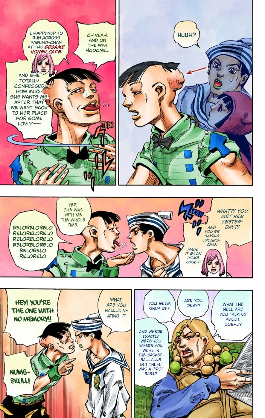 JoJo's Bizarre Adventure, Part 8: JoJolion Colored Manga β Chapter 27 β Page 14
