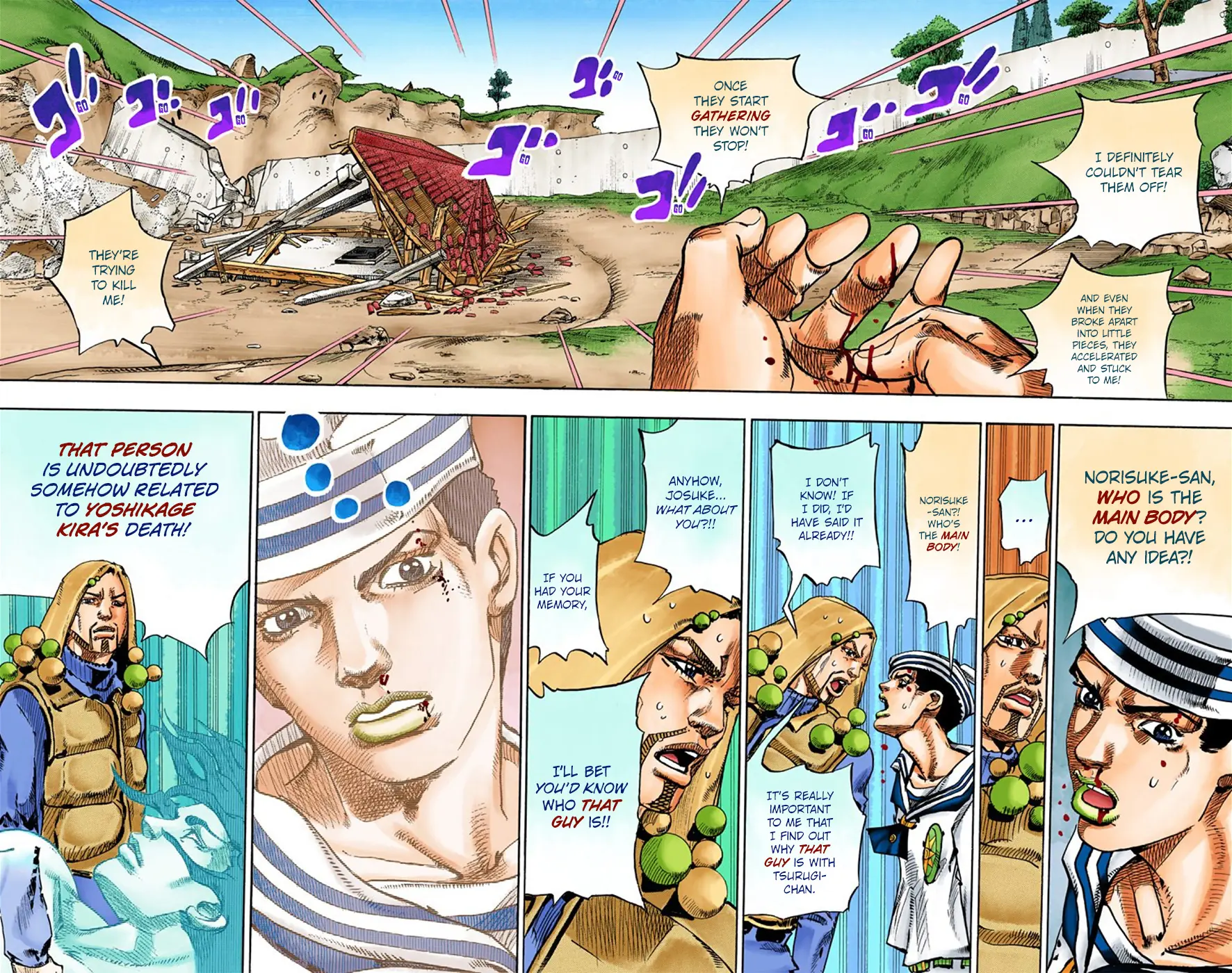 JoJo's Bizarre Adventure, Part 8: JoJolion Colored Manga — Chapter 28 — Page 16
