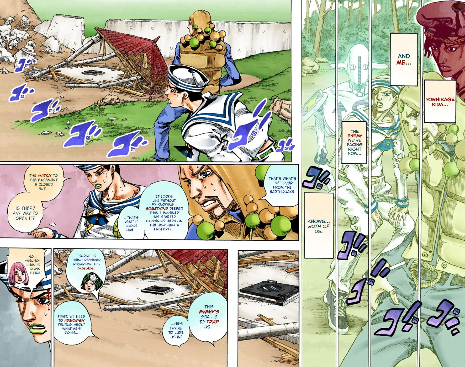 JoJo's Bizarre Adventure, Part 8: JoJolion Colored Manga — Chapter 28 — Page 17