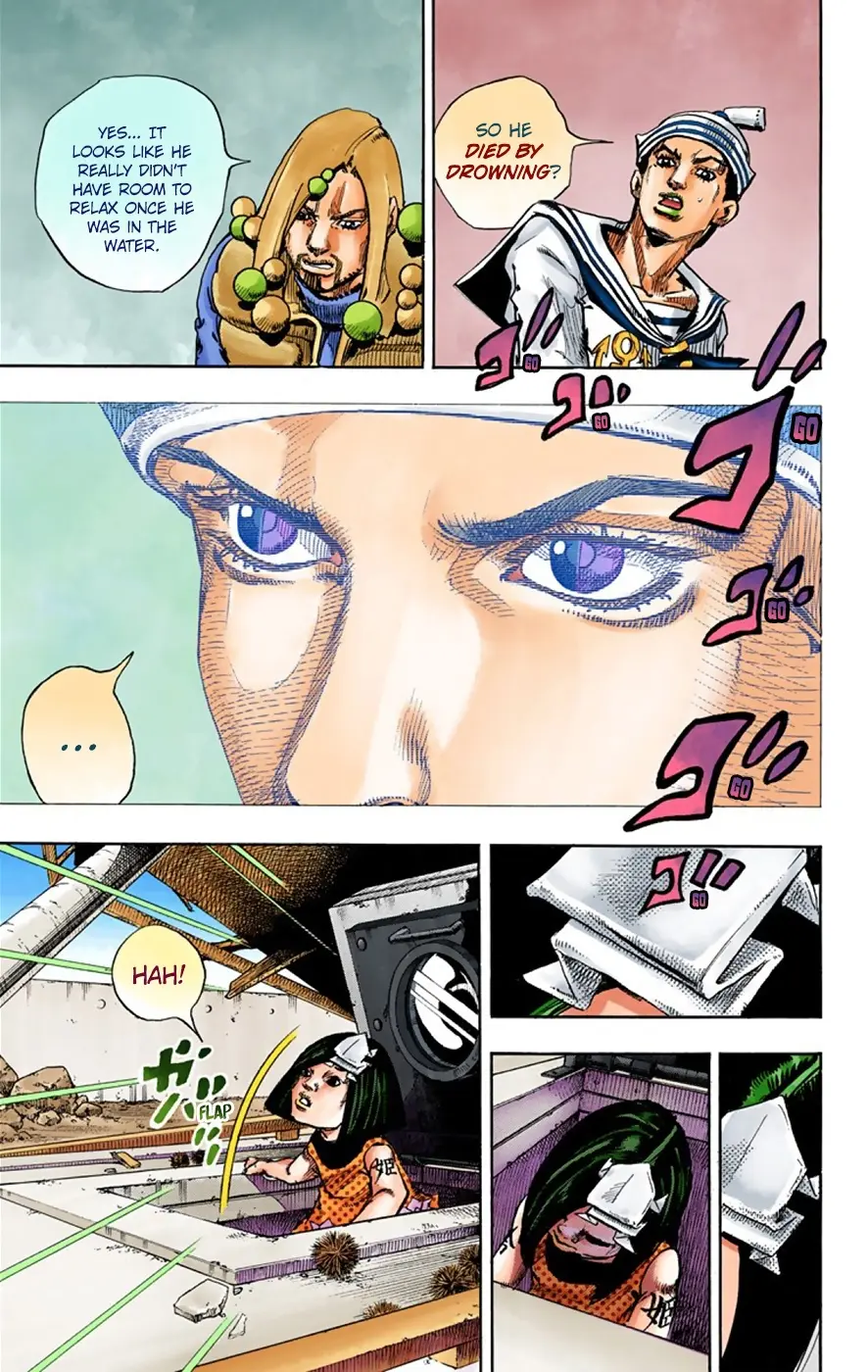 JoJo's Bizarre Adventure, Part 8: JoJolion Colored Manga — Chapter 32 — Page 30