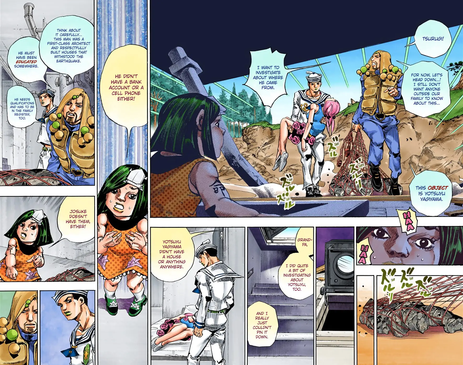 JoJo's Bizarre Adventure, Part 8: JoJolion Colored Manga — Chapter 32 — Page 31
