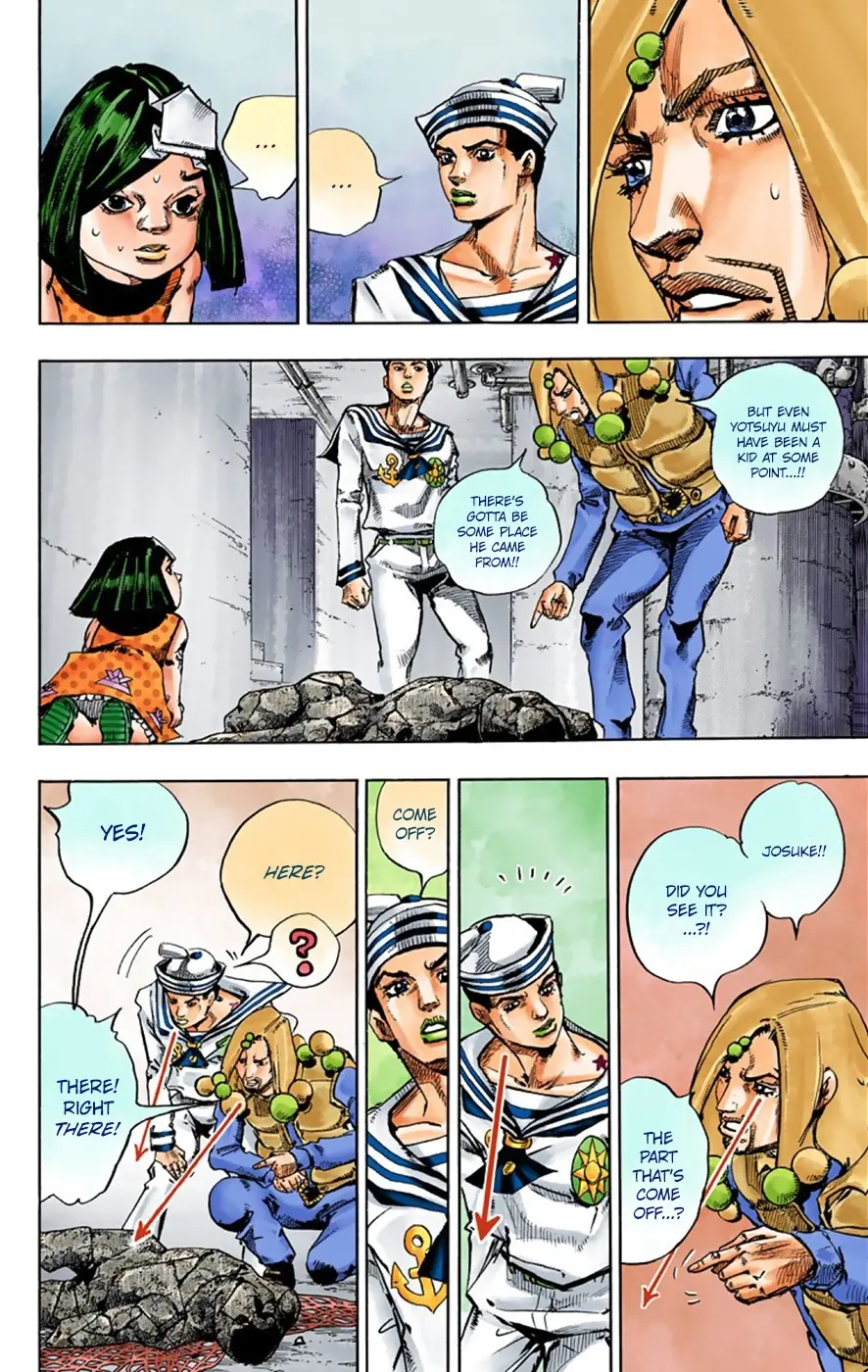 JoJo's Bizarre Adventure, Part 8: JoJolion Colored Manga — Chapter 32 — Page 34
