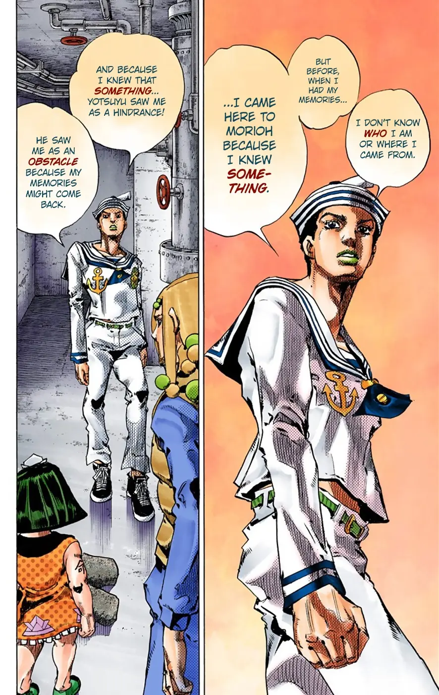 JoJo's Bizarre Adventure, Part 8: JoJolion Colored Manga — Chapter 32 — Page 40