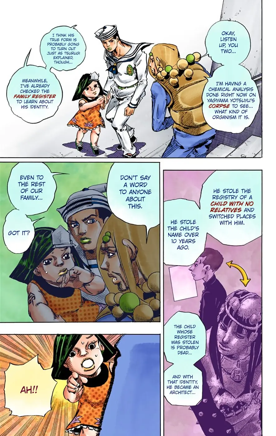 JoJo's Bizarre Adventure, Part 8: JoJolion Colored Manga β Chapter 33 β Page 14