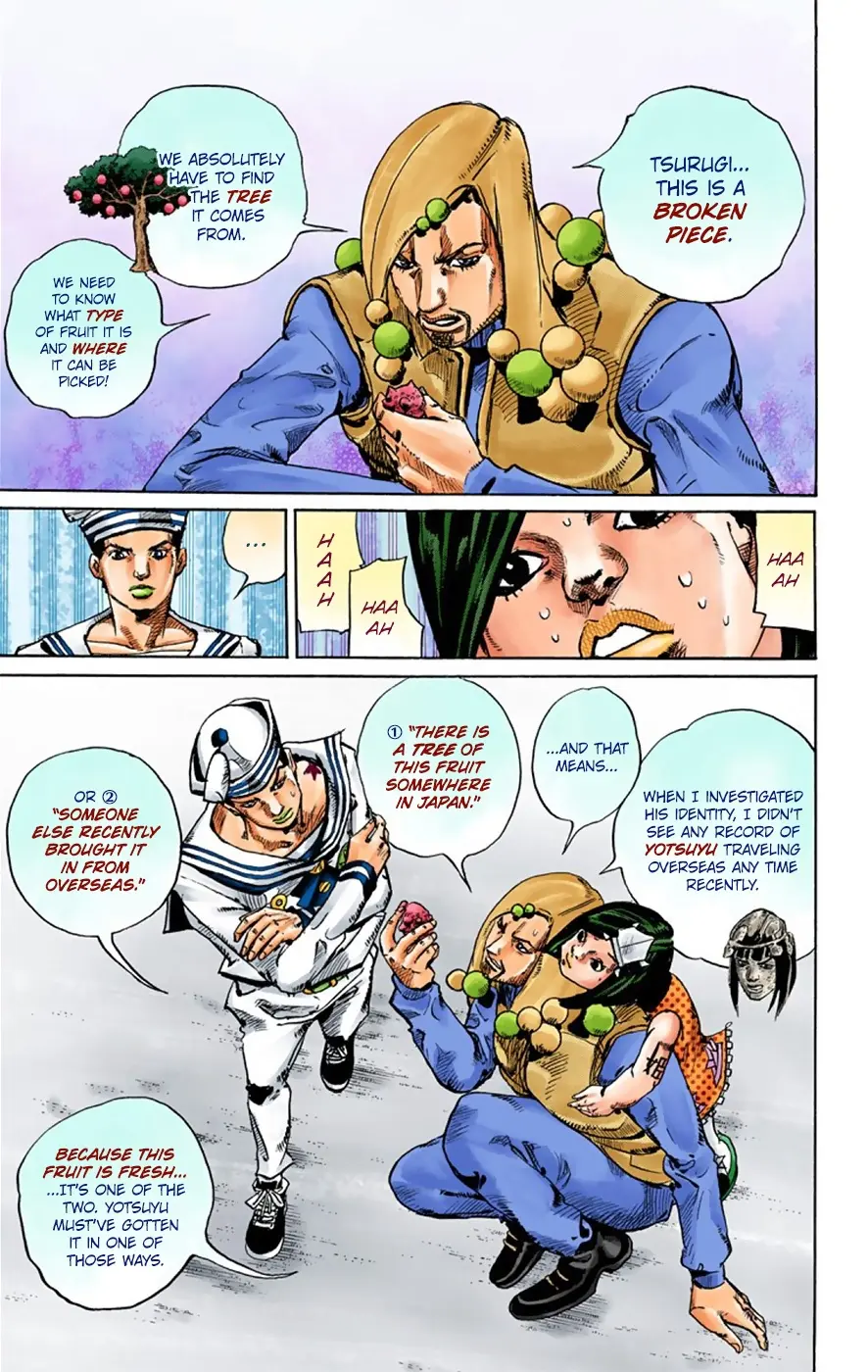 JoJo's Bizarre Adventure, Part 8: JoJolion Colored Manga β Chapter 33 β Page 22