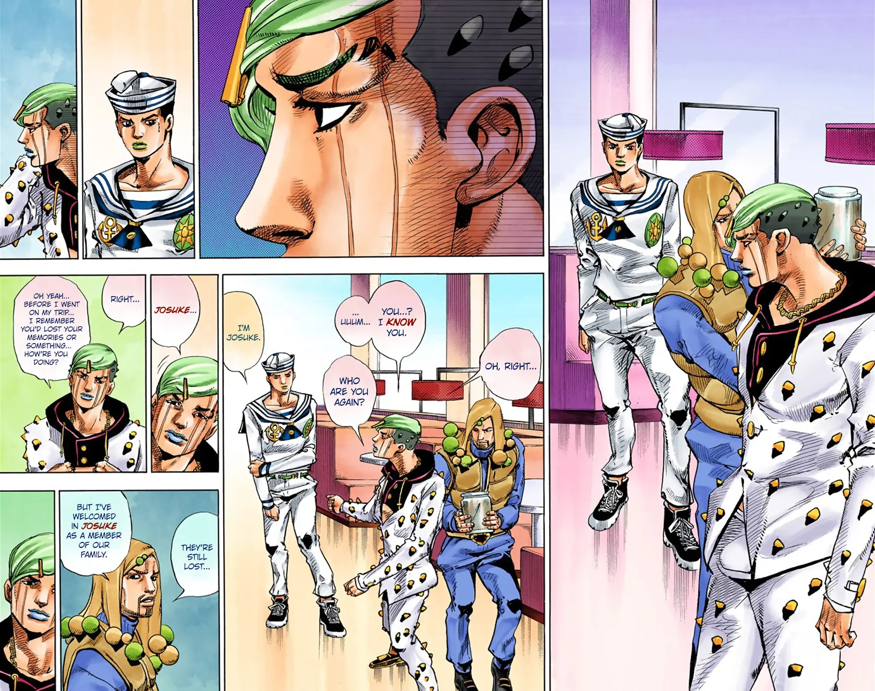 JoJo's Bizarre Adventure, Part 8: JoJolion Colored Manga β Chapter 33 β Page 42