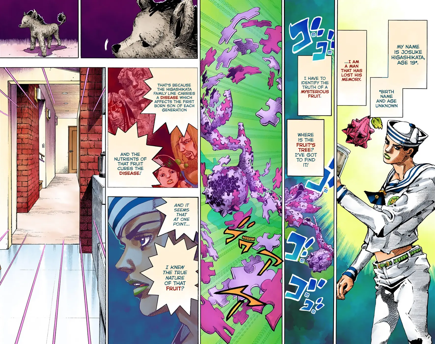 JoJo's Bizarre Adventure, Part 8: JoJolion Colored Manga — Chapter 34 — Page 3