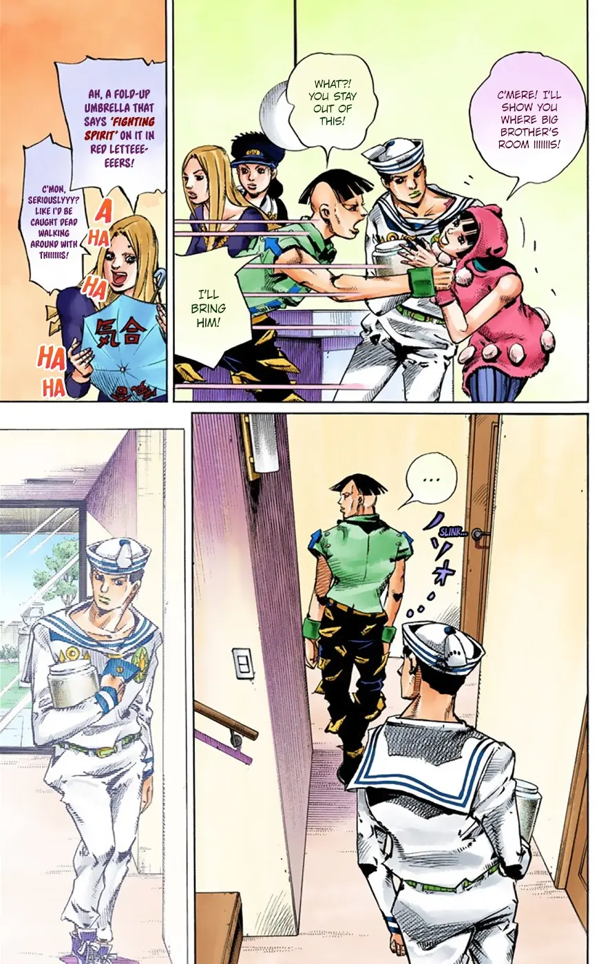 JoJo's Bizarre Adventure, Part 8: JoJolion Colored Manga — Chapter 34 — Page 7