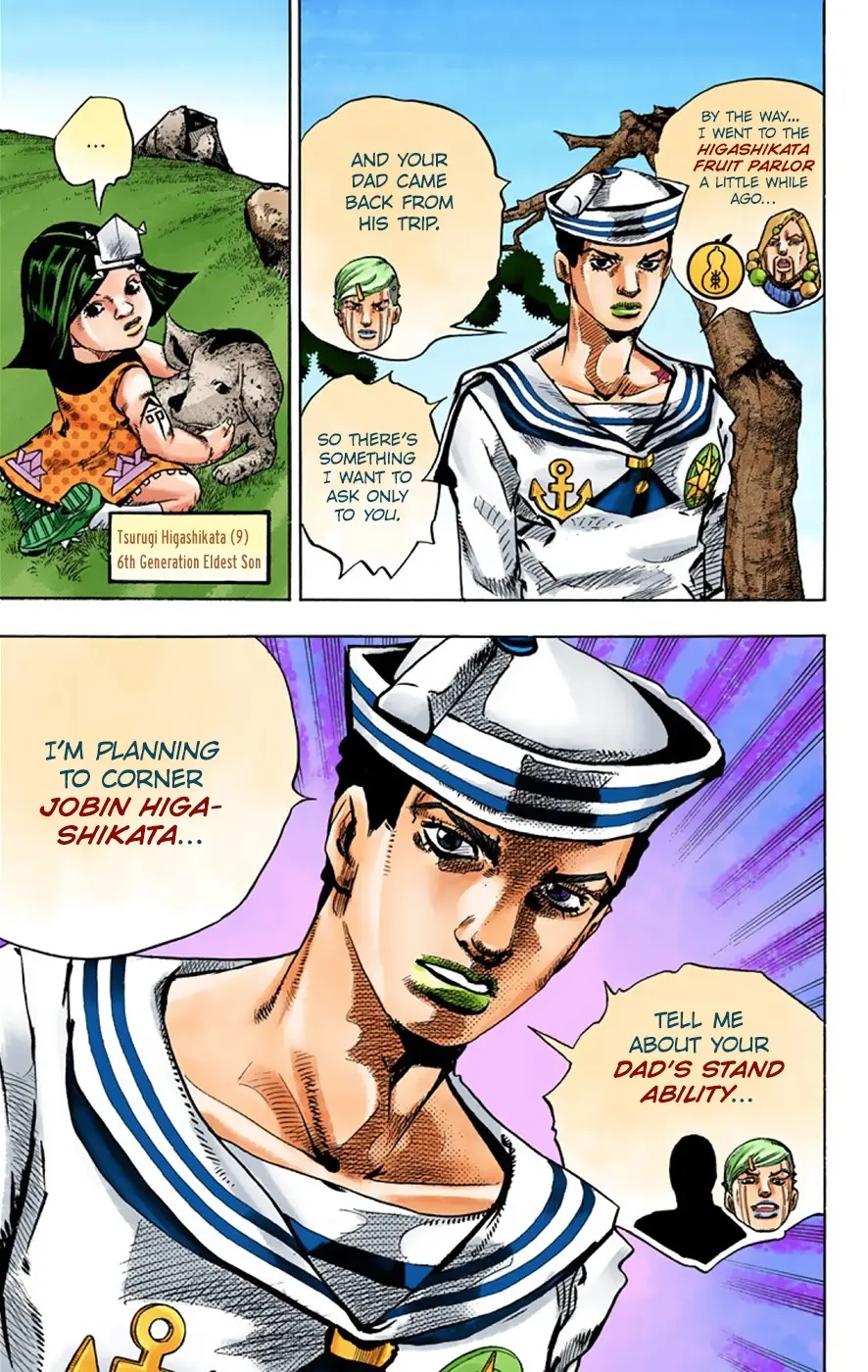JoJo's Bizarre Adventure, Part 8: JoJolion Colored Manga — Chapter 34 — Page 14