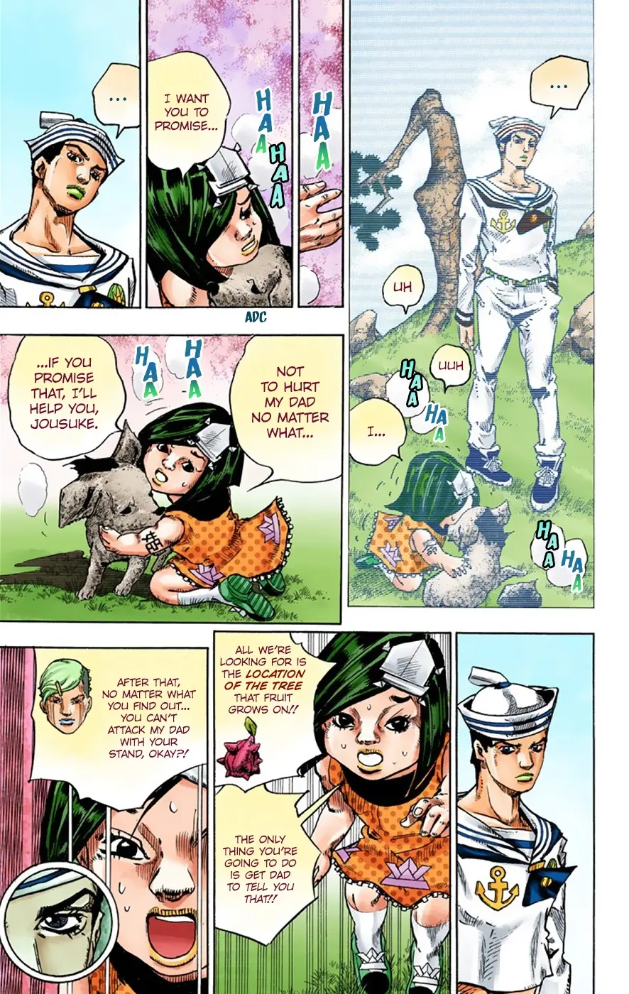 JoJo's Bizarre Adventure, Part 8: JoJolion Colored Manga — Chapter 34 — Page 22