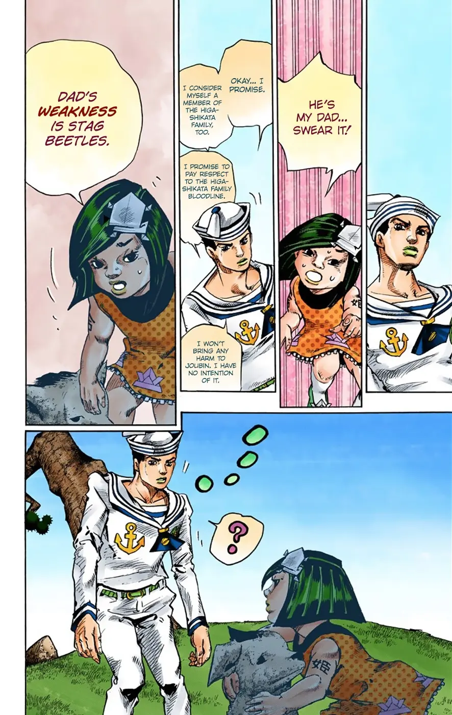 JoJo's Bizarre Adventure, Part 8: JoJolion Colored Manga — Chapter 34 — Page 23