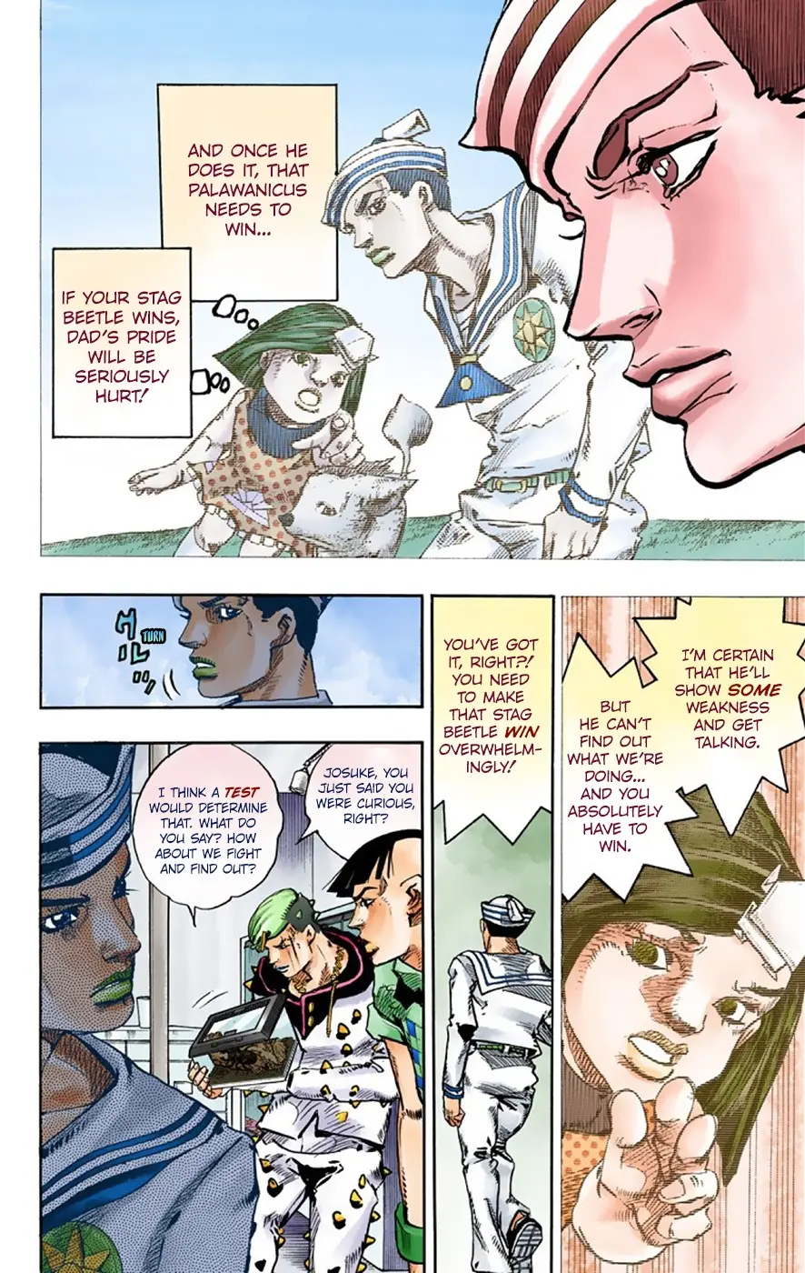 JoJo's Bizarre Adventure, Part 8: JoJolion Colored Manga — Chapter 34 — Page 32