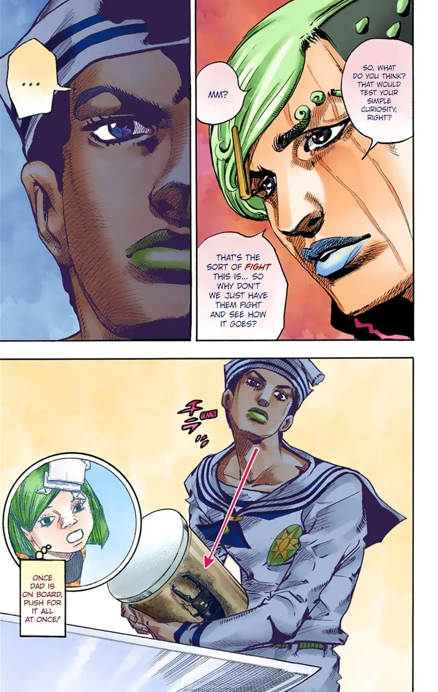 JoJo's Bizarre Adventure, Part 8: JoJolion Colored Manga — Chapter 34 — Page 35