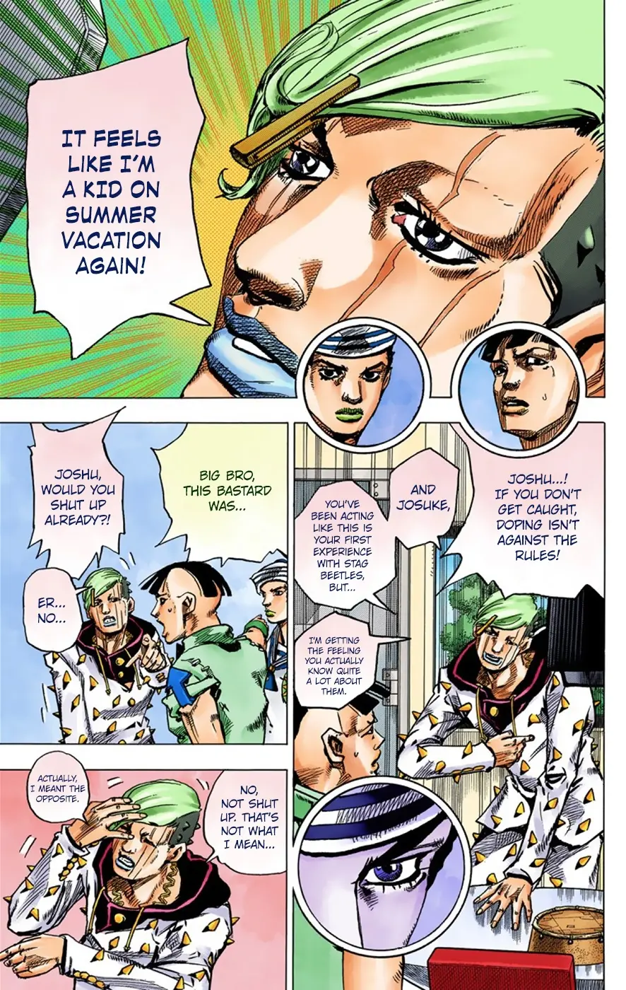 JoJo's Bizarre Adventure, Part 8: JoJolion Colored Manga — Chapter 36 — Page 11