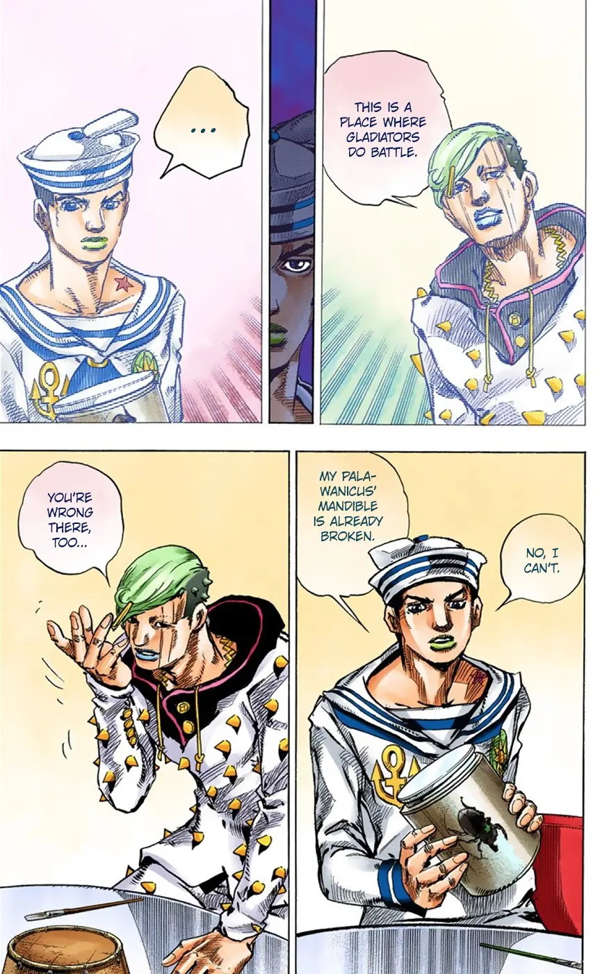 JoJo's Bizarre Adventure, Part 8: JoJolion Colored Manga — Chapter 36 — Page 13