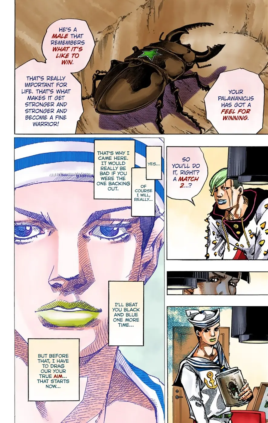 JoJo's Bizarre Adventure, Part 8: JoJolion Colored Manga — Chapter 36 — Page 14