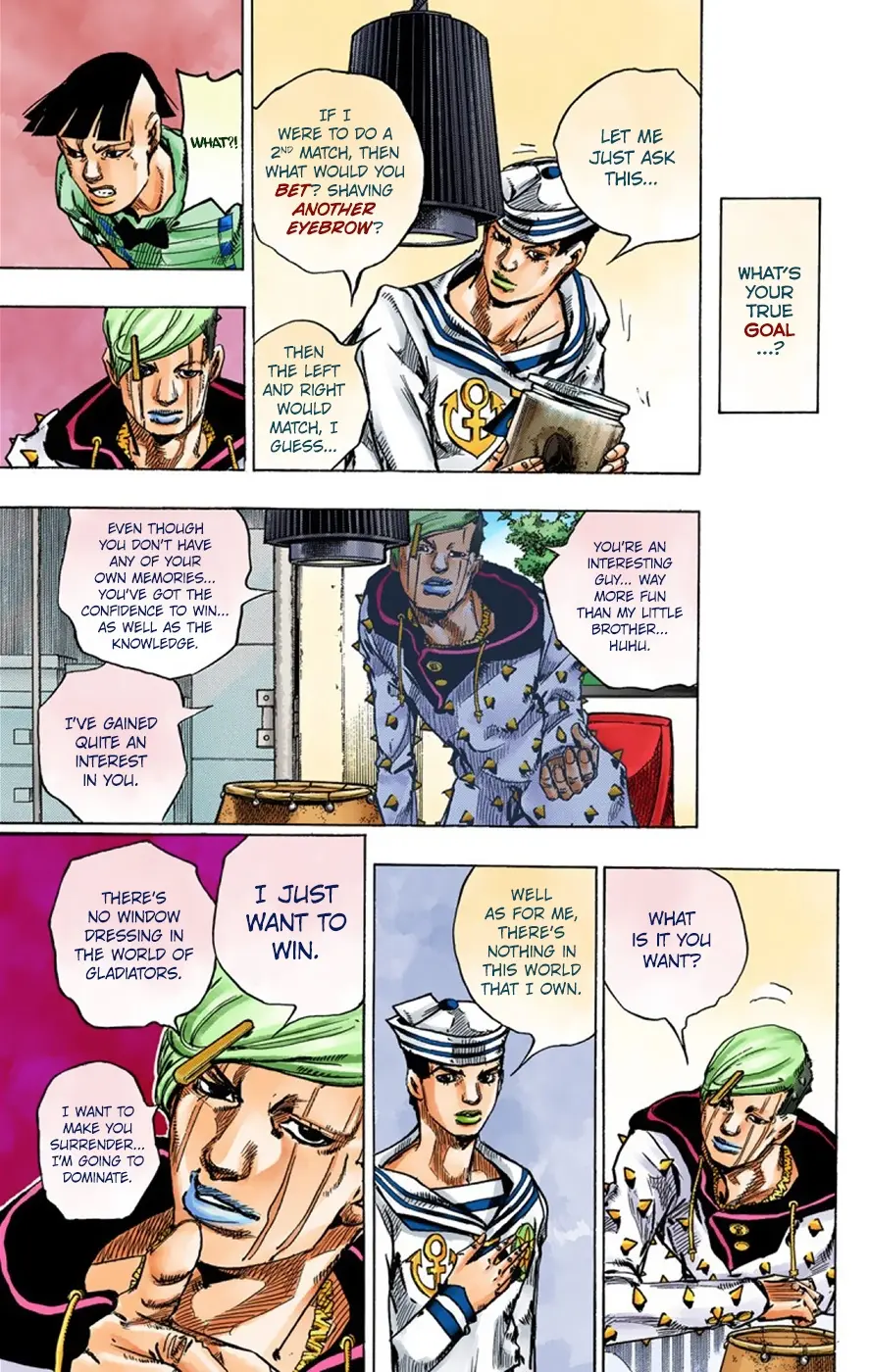 JoJo's Bizarre Adventure, Part 8: JoJolion Colored Manga — Chapter 36 — Page 15
