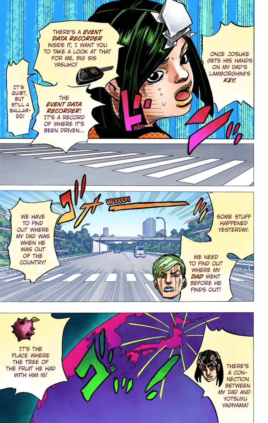 JoJo's Bizarre Adventure, Part 8: JoJolion Colored Manga — Chapter 36 — Page 18
