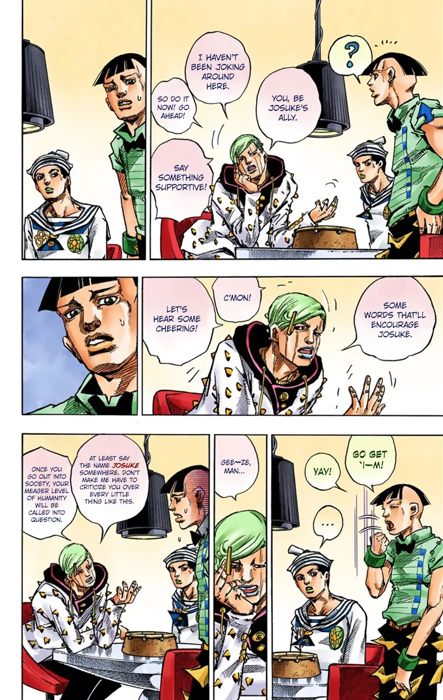 JoJo's Bizarre Adventure, Part 8: JoJolion Colored Manga — Chapter 36 — Page 23