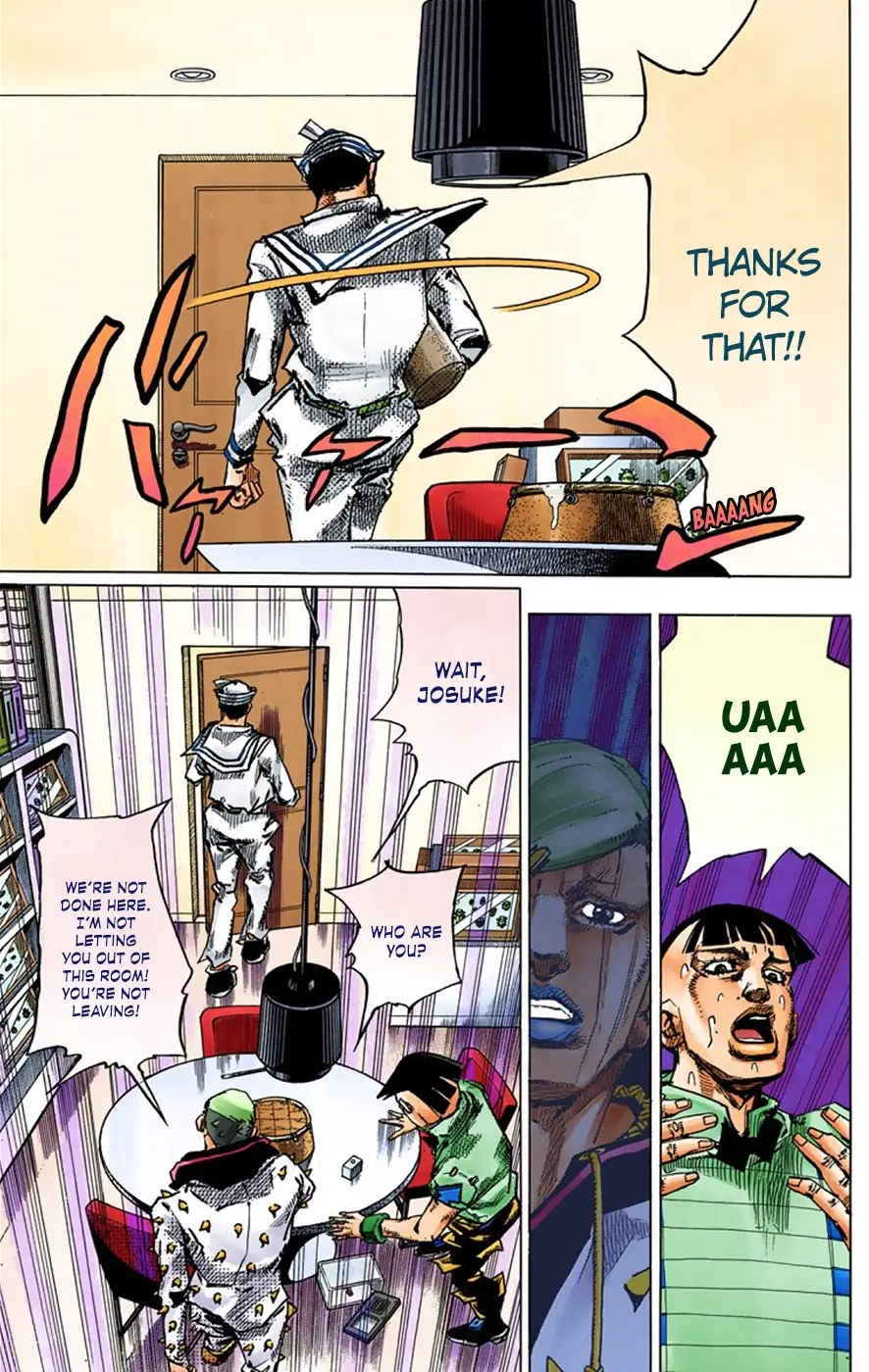 JoJo's Bizarre Adventure, Part 8: JoJolion Colored Manga — Chapter 37 — Page 38