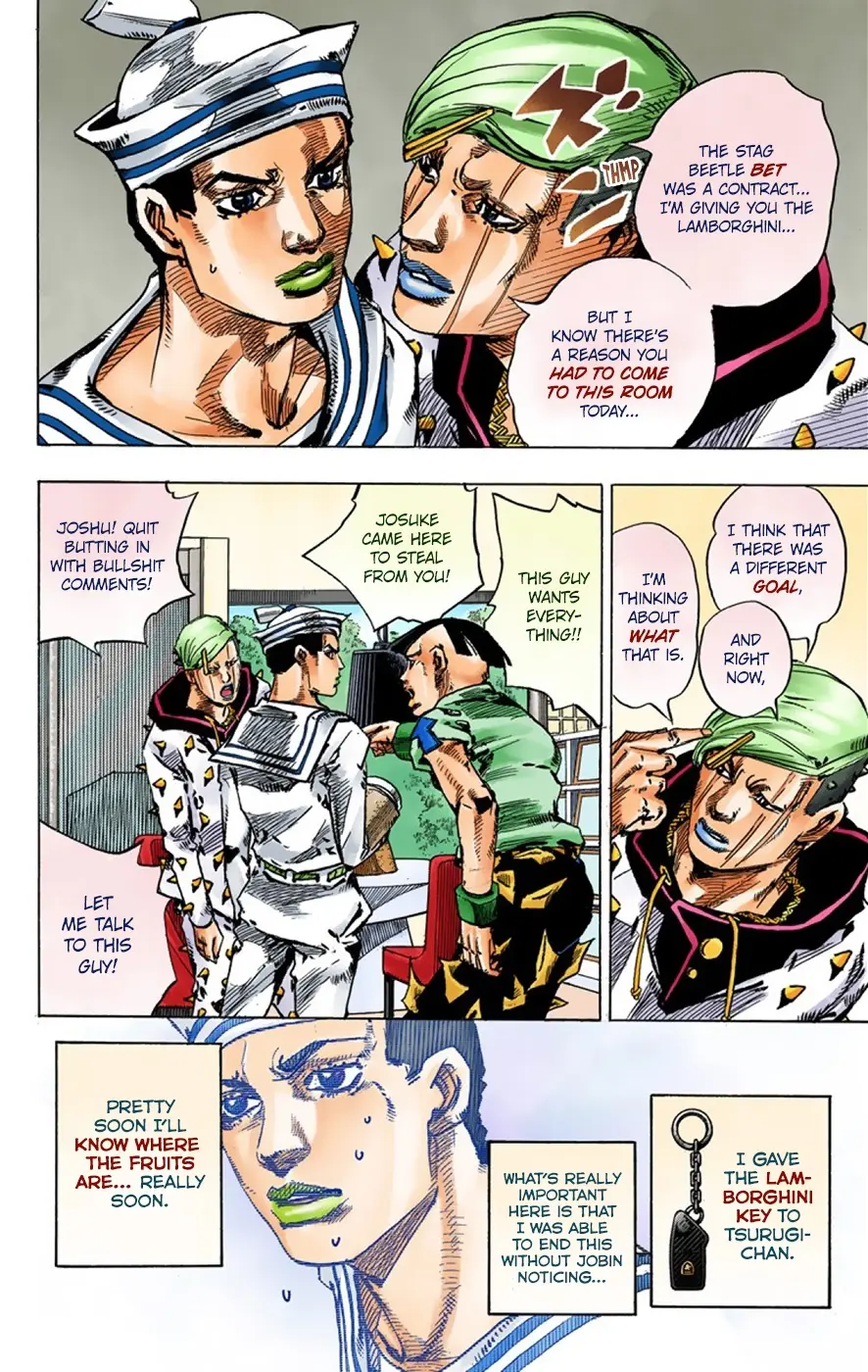 JoJo's Bizarre Adventure, Part 8: JoJolion Colored Manga β Chapter 38 β Page 14