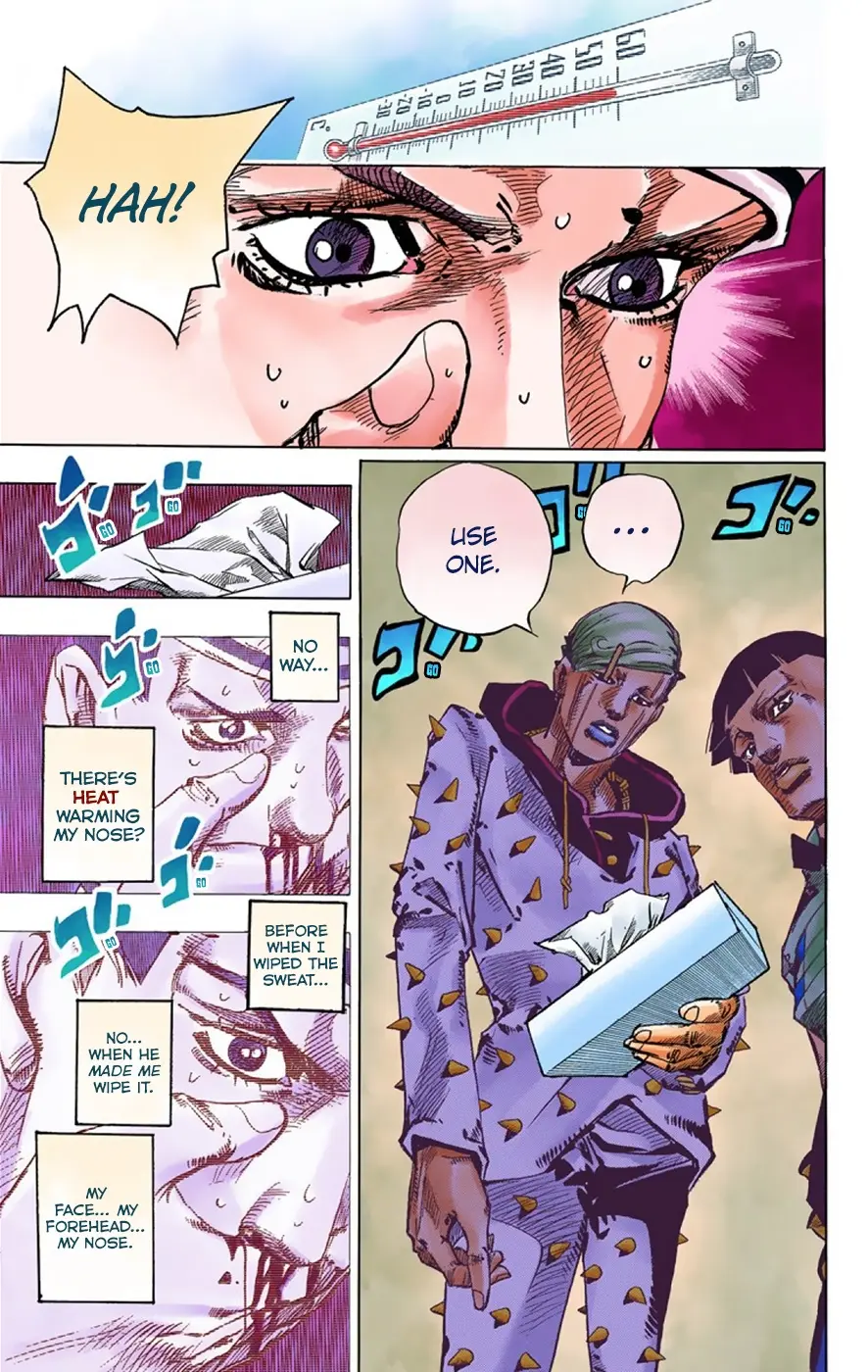 JoJo's Bizarre Adventure, Part 8: JoJolion Colored Manga β Chapter 38 β Page 17