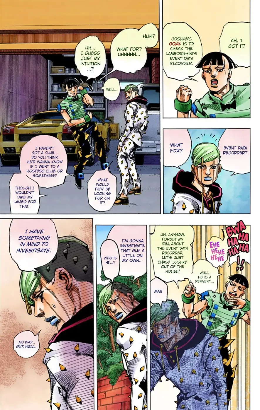 JoJo's Bizarre Adventure, Part 8: JoJolion Colored Manga β Chapter 38 β Page 34