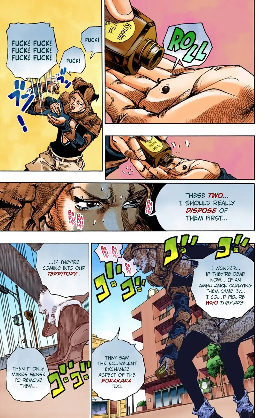 JoJo's Bizarre Adventure, Part 8: JoJolion Colored Manga β Chapter 41 β Page 8