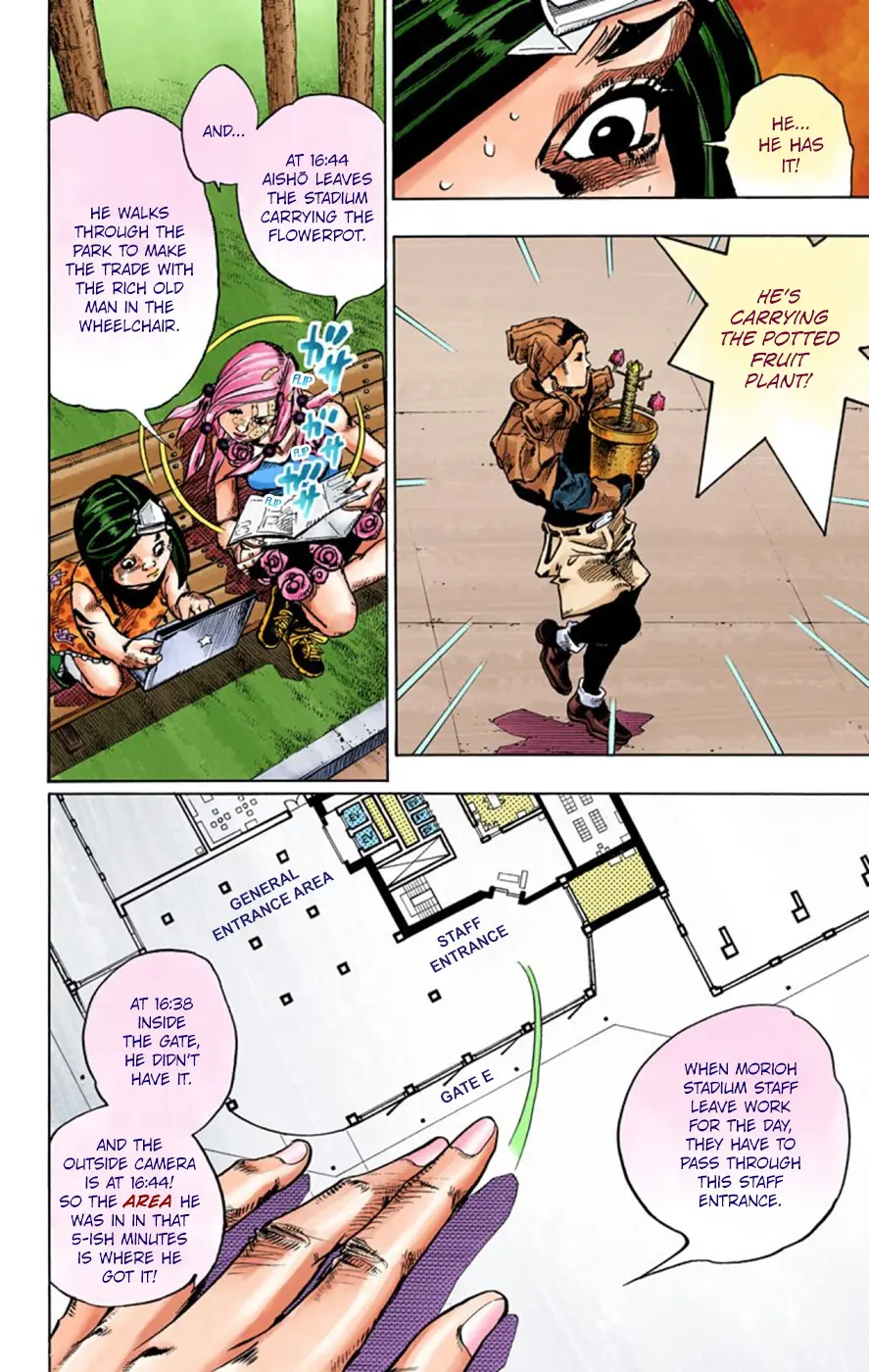 JoJo's Bizarre Adventure, Part 8: JoJolion Colored Manga — Chapter 43 — Page 14