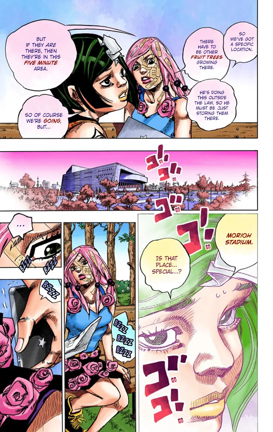 JoJo's Bizarre Adventure, Part 8: JoJolion Colored Manga — Chapter 43 — Page 15