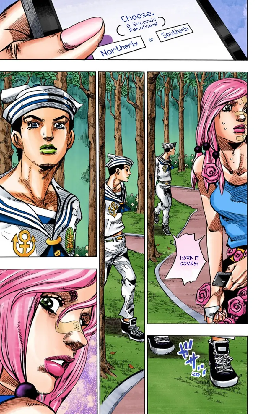 JoJo's Bizarre Adventure, Part 8: JoJolion Colored Manga — Chapter 43 — Page 17