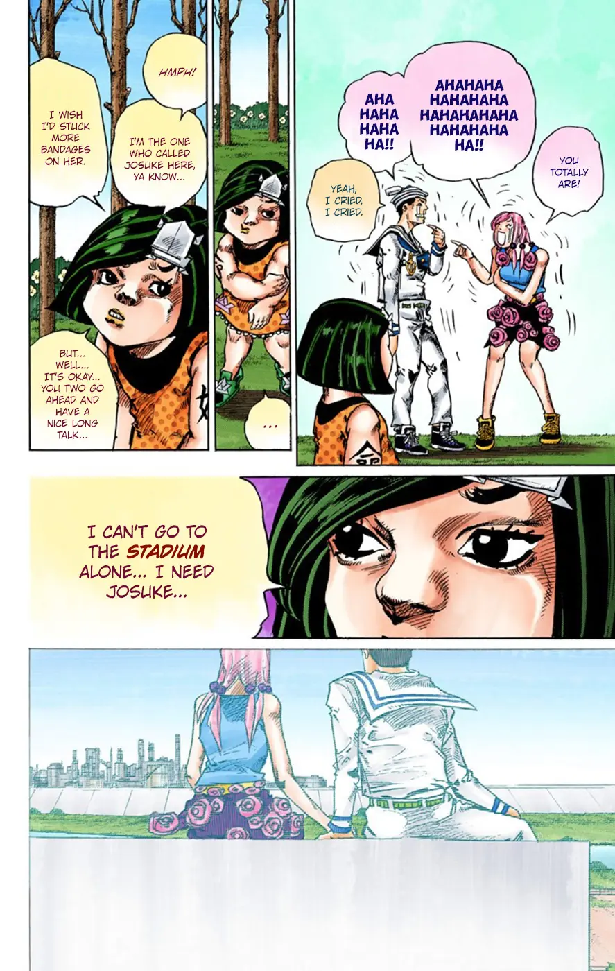 JoJo's Bizarre Adventure, Part 8: JoJolion Colored Manga — Chapter 43 — Page 22