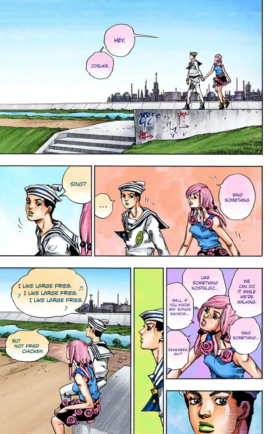 JoJo's Bizarre Adventure, Part 8: JoJolion Colored Manga — Chapter 43 — Page 23
