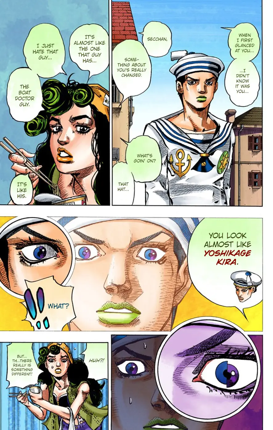 JoJo's Bizarre Adventure, Part 8: JoJolion Colored Manga — Chapter 43 — Page 35