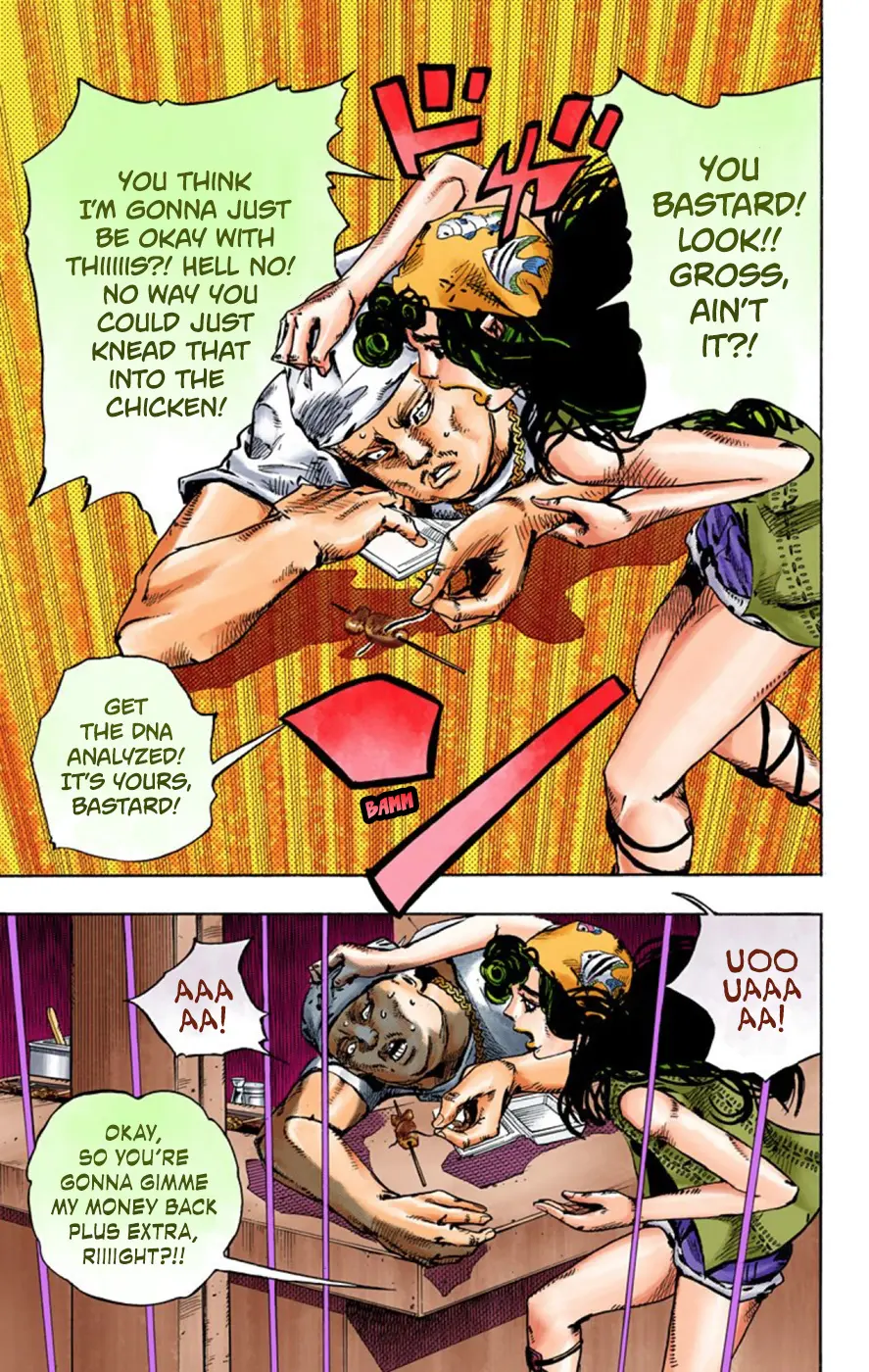 JoJo's Bizarre Adventure, Part 8: JoJolion Colored Manga — Chapter 43 — Page 49