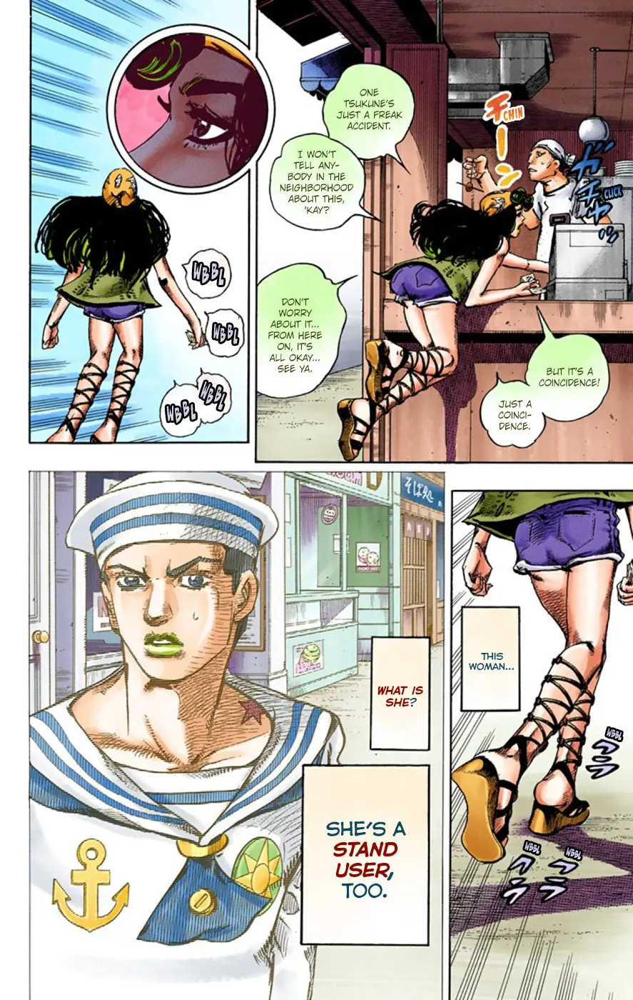JoJo's Bizarre Adventure, Part 8: JoJolion Colored Manga — Chapter 43 — Page 50