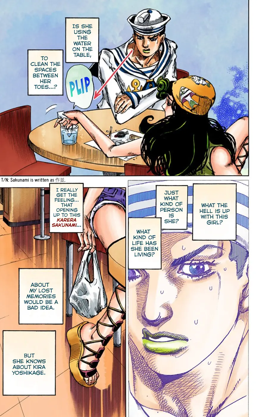 JoJo's Bizarre Adventure, Part 8: JoJolion Colored Manga — Chapter 44 — Page 9