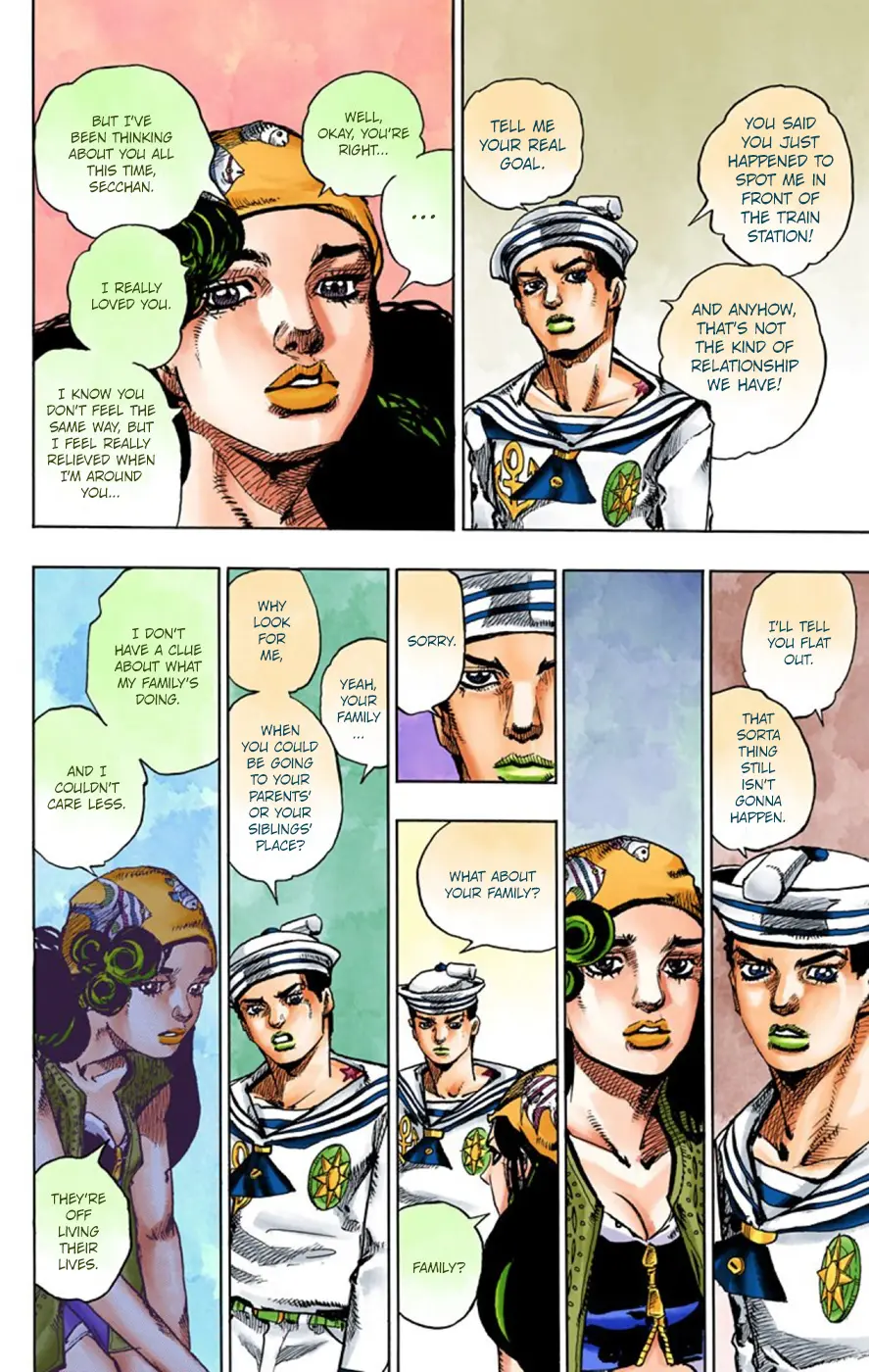 JoJo's Bizarre Adventure, Part 8: JoJolion Colored Manga — Chapter 44 — Page 16