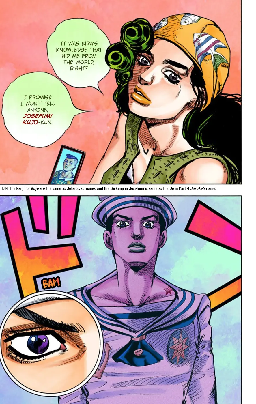JoJo's Bizarre Adventure, Part 8: JoJolion Colored Manga — Chapter 44 — Page 24