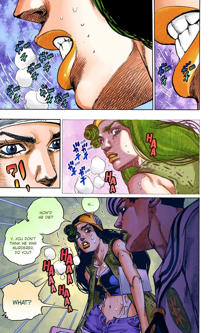 JoJo's Bizarre Adventure, Part 8: JoJolion Colored Manga — Chapter 45 — Page 13