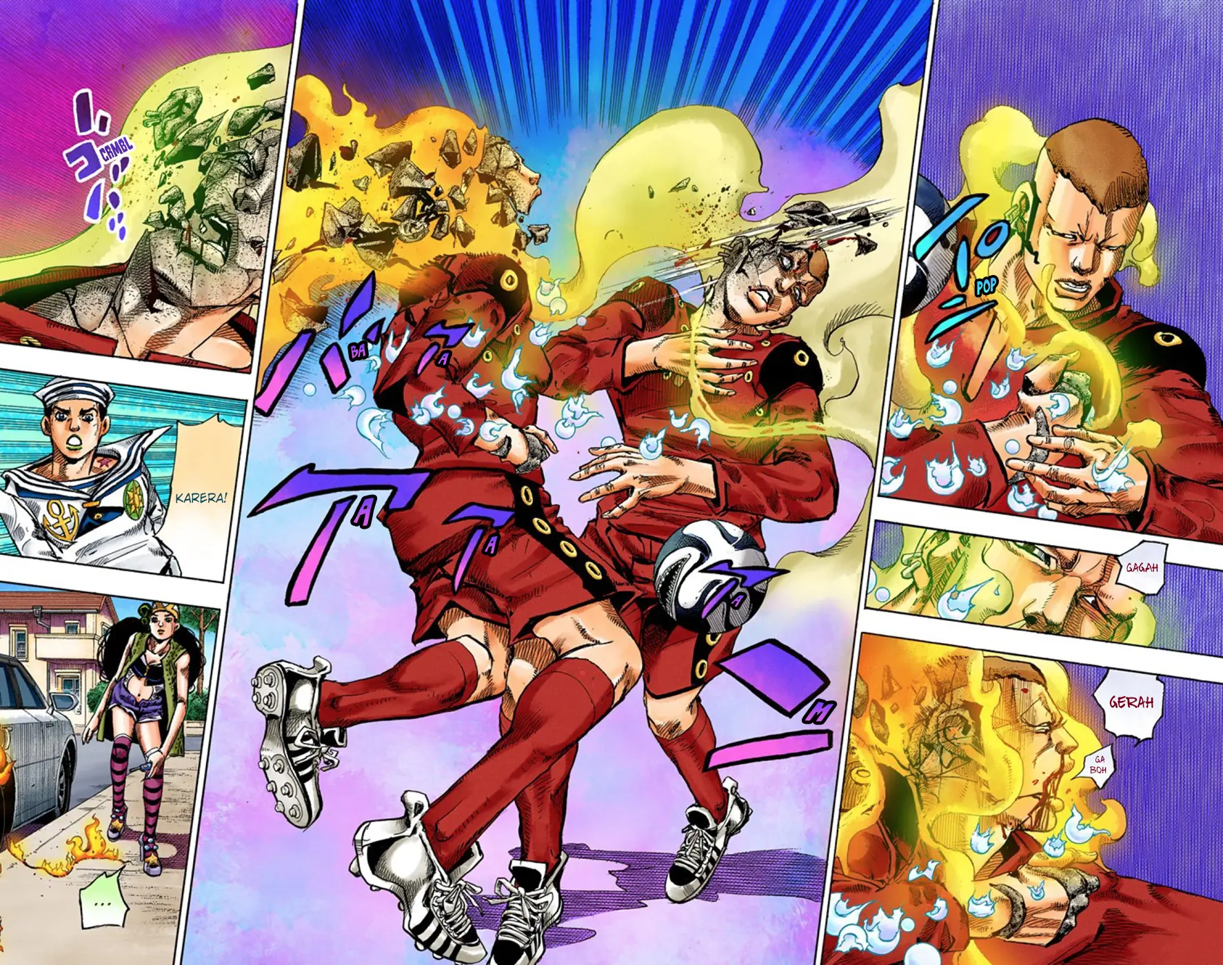 JoJo's Bizarre Adventure, Part 8: JoJolion Colored Manga β Chapter 46 β Page 34