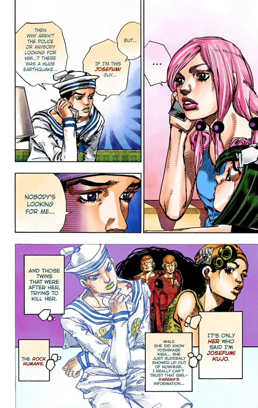 JoJo's Bizarre Adventure, Part 8: JoJolion Colored Manga — Chapter 47 — Page 12