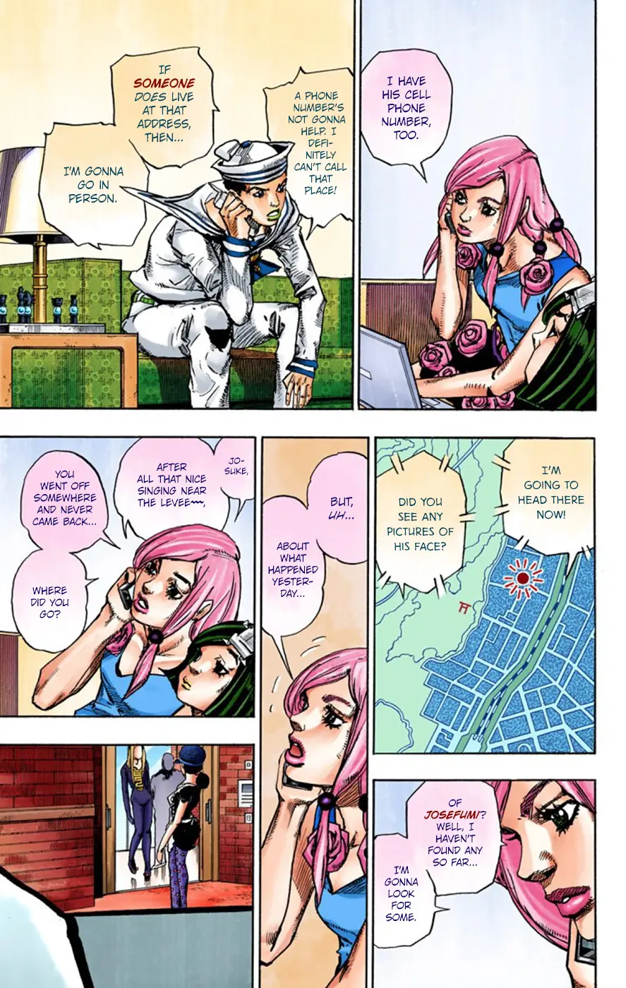 JoJo's Bizarre Adventure, Part 8: JoJolion Colored Manga — Chapter 47 — Page 13