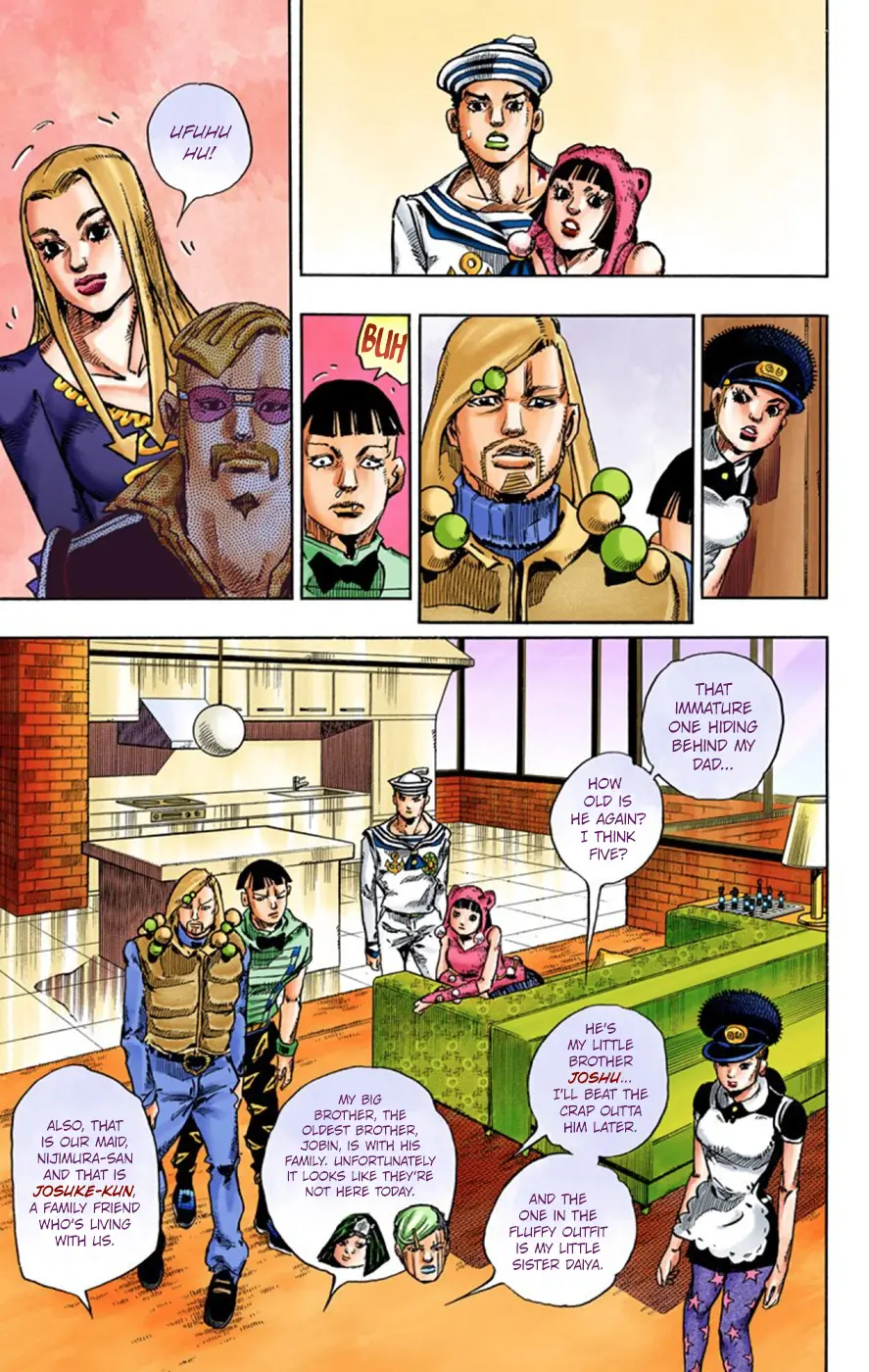 JoJo's Bizarre Adventure, Part 8: JoJolion Colored Manga — Chapter 47 — Page 20