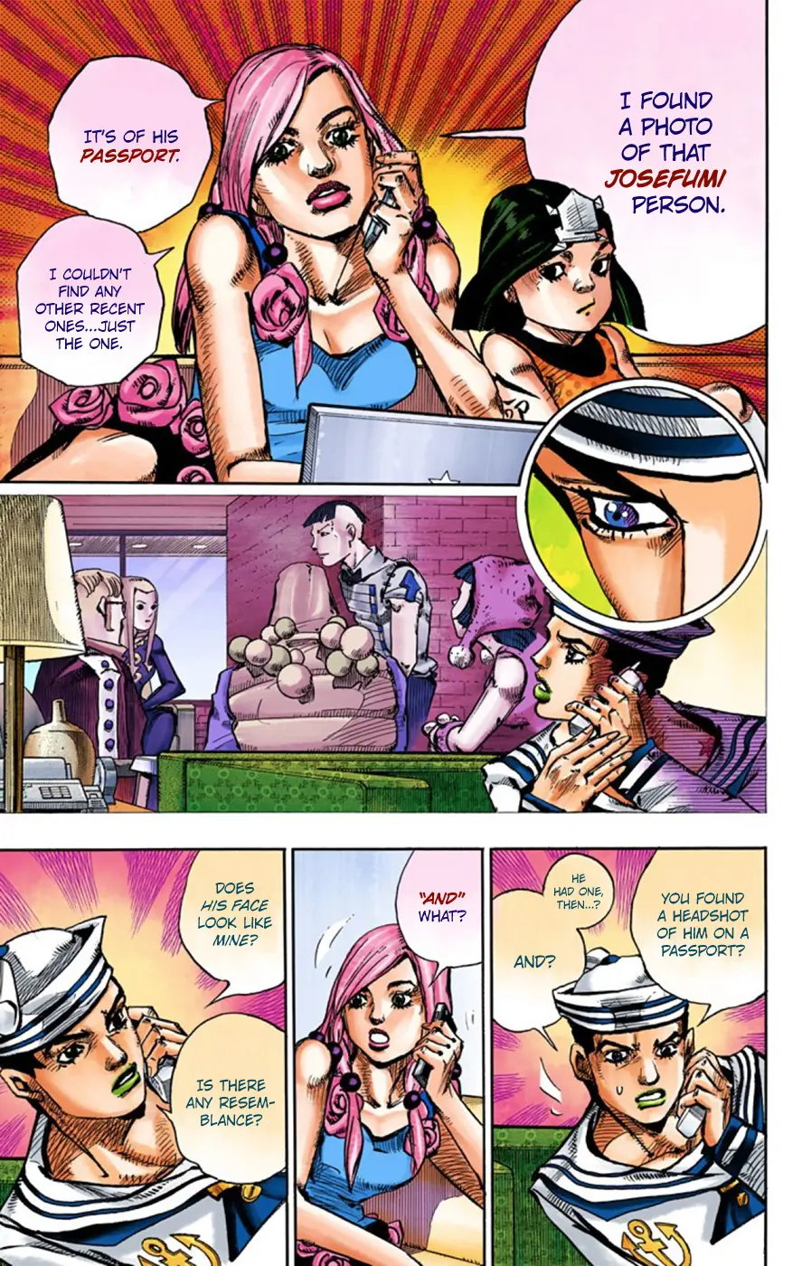 JoJo's Bizarre Adventure, Part 8: JoJolion Colored Manga — Chapter 48 — Page 10