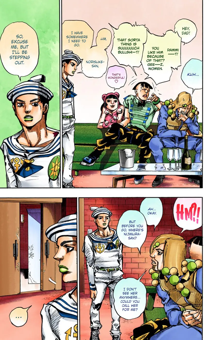 JoJo's Bizarre Adventure, Part 8: JoJolion Colored Manga — Chapter 48 — Page 16