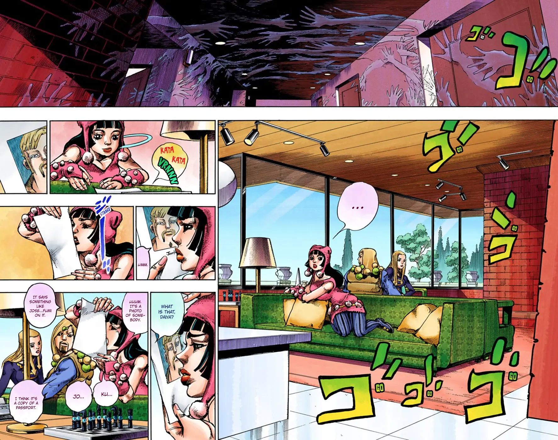 JoJo's Bizarre Adventure, Part 8: JoJolion Colored Manga — Chapter 48 — Page 34